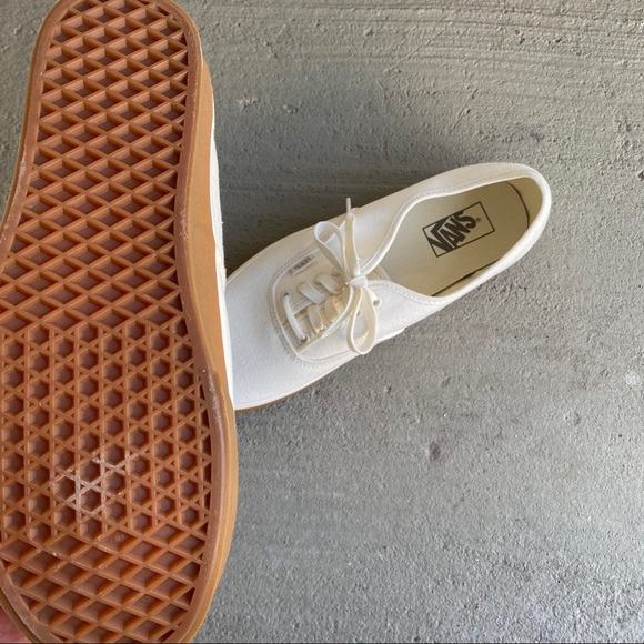 Vans Ivory White Slip Ons - Picture 2 of 3
